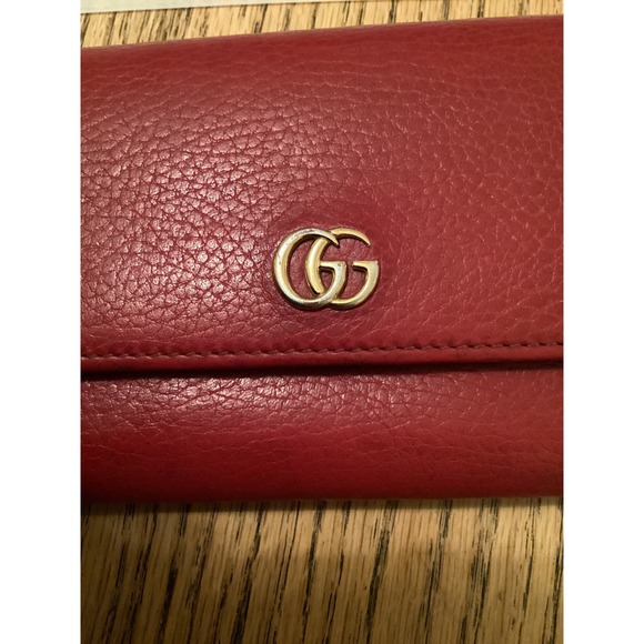 Gucci‎ Wallet Leather Snap Closure Bifold Clutch - Picture 10 of 10